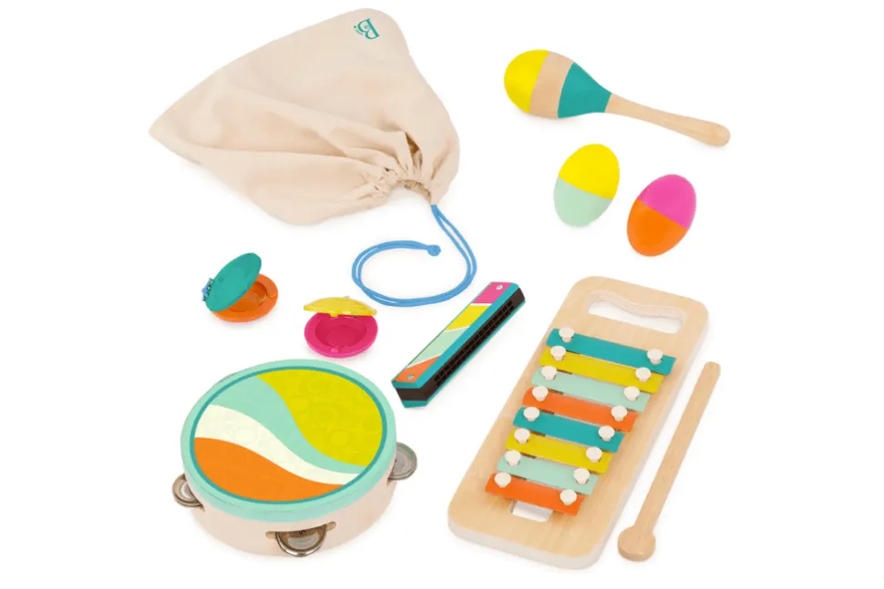 B. Toys Wooden Musical Instruments Set