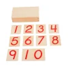 Number Rods with Cards in Wooden Box