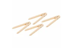 Set of 4 Wooden Tweezers