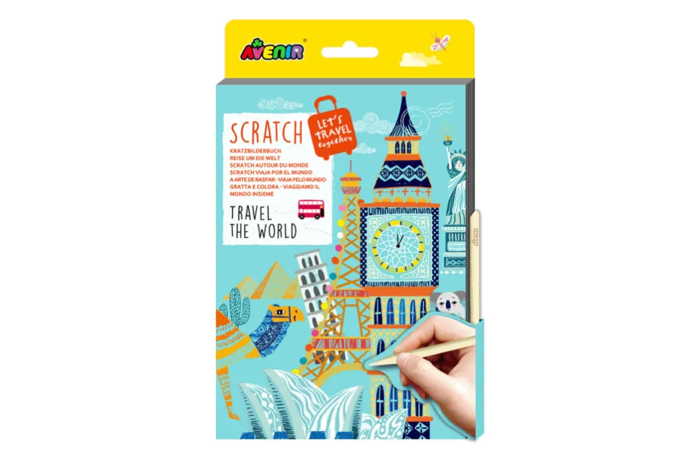 Travel The World Scratch Book
