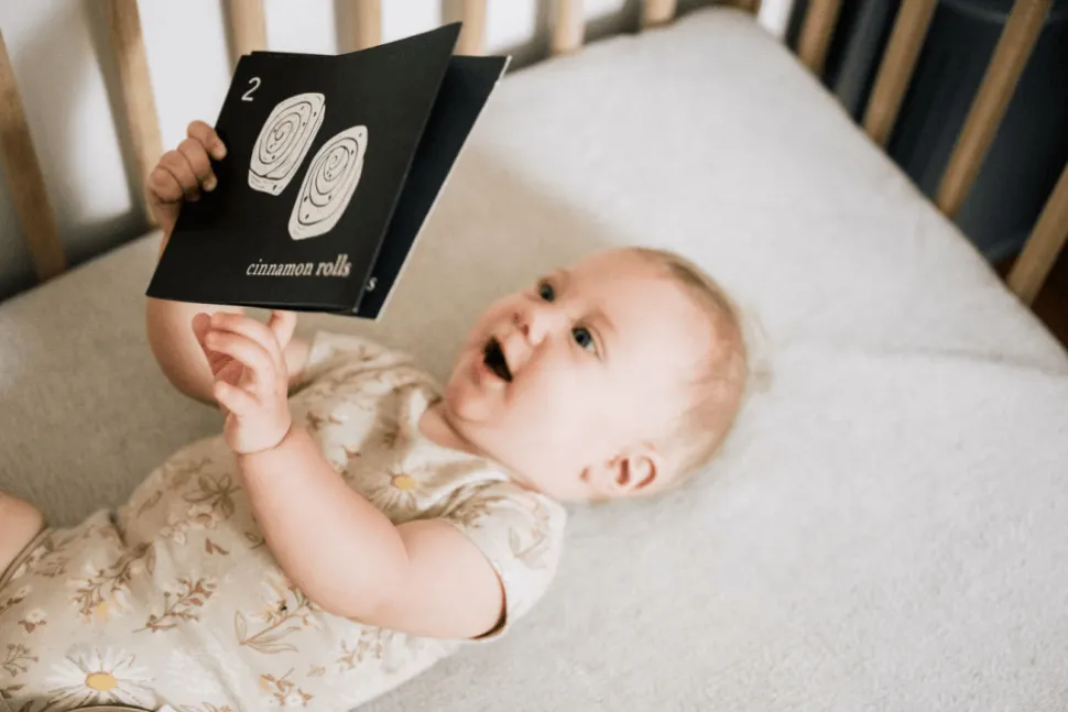 Tummy Time Accordion Cards for Baby