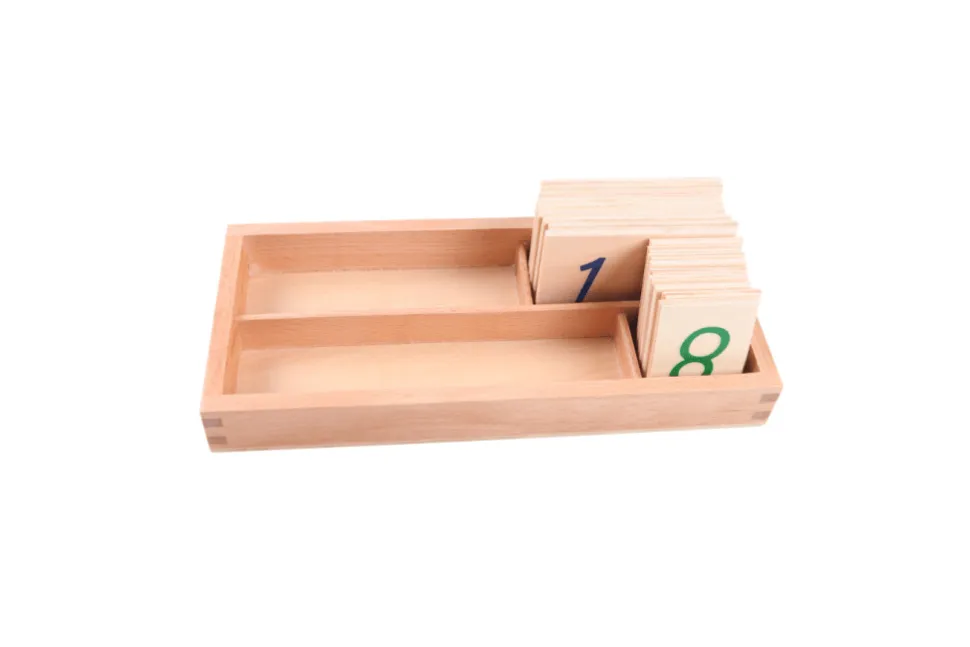 Wooden Number Cards with Box (1-9000) (Small and Large Available)
